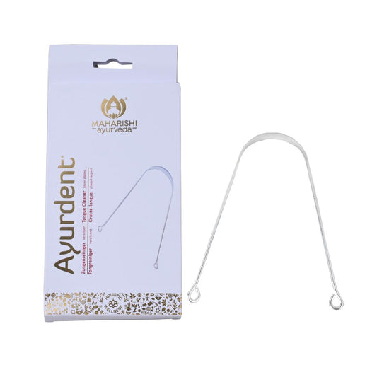 Maharishi AyurVeda Ayurdent Tongue Scraper Silver