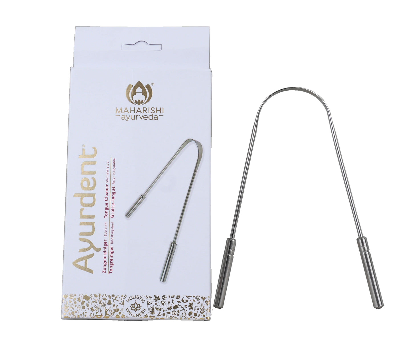 Maharishi AyurVeda Ayurdent Tongue Scraper Stainless Steel